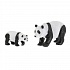Игровой набор Рассказы о животных – Животные Мамы и малыши, панда и детеныш  - миниатюра №1